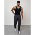 Джинсы карго мужские, размер 44-46, цвет тёмно-серый - Фото 6