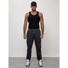 Джинсы карго мужские, размер 52, цвет тёмно-серый - Фото 1