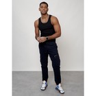 Джинсы карго мужские, размер 46-48, цвет тёмно-синий - Фото 11