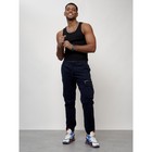 Джинсы карго мужские, размер 50-52, цвет тёмно-синий - Фото 10