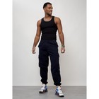 Джинсы карго мужские, размер 50-52, цвет тёмно-синий - Фото 5