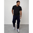 Джинсы карго мужские, размер 54, цвет тёмно-синий - Фото 11