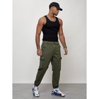 Джинсы карго мужские, размер 56, цвет хаки - Фото 5