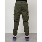 Джинсы карго мужские, размер 44-46, цвет хаки - Фото 4