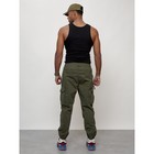 Джинсы карго мужские, размер 48, цвет хаки - Фото 8