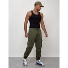 Джинсы карго мужские, размер 54, цвет хаки - Фото 7