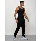 Джинсы карго мужские, размер 52, цвет чёрный - Фото 7