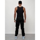 Джинсы карго мужские, размер 52, цвет чёрный - Фото 8