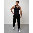 Джинсы карго мужские, размер 44-46, цвет чёрный - Фото 11