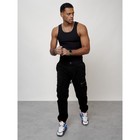 Джинсы карго мужские, размер 44-46, цвет чёрный - Фото 10