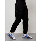 Джинсы карго мужские, размер 50-52, цвет чёрный - Фото 4