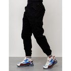 Джинсы карго мужские, размер 44, цвет чёрный - Фото 2