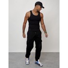 Джинсы карго мужские, размер 44, цвет чёрный - Фото 9