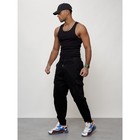 Джинсы карго мужские, размер 50-52, цвет чёрный - Фото 2