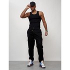 Джинсы карго мужские, размер 52, цвет чёрный - Фото 6