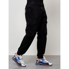 Джинсы карго мужские, размер 56, цвет чёрный - Фото 12