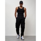 Джинсы карго мужские, размер 56, цвет чёрный - Фото 5