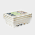 Этажерка напольная Prima, 3-х секционная, на колёсиках, МИКС - Фото 2