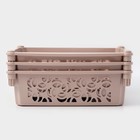 Этажерка напольная Prima, 3-х секционная, на колёсиках, МИКС - Фото 14