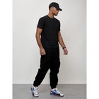 Джинсы карго мужские, размер 48, цвет чёрный - Фото 9