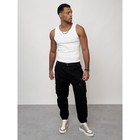 Джинсы карго мужские, размер 44, цвет чёрный - Фото 11
