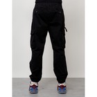 Джинсы карго мужские, размер 52, цвет чёрный - Фото 8