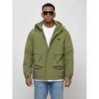 Куртка мужская весенняя, размер 54, цвет зелёный - Фото 7