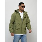 Куртка мужская весенняя, размер 54, цвет зелёный - Фото 9