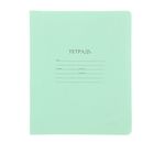 Тетрадь 12 листов в линейку «Зелёная обложка», с алфавитом, 60 г/м², белые листы, термоупаковка 25 шт. - Фото 1