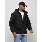 Куртка мужская весенняя, размер 52, цвет чёрный - Фото 3