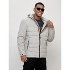 Куртка спортивная мужская, размер 58, цвет светло-серый - Фото 11