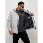 Куртка спортивная мужская, размер 58, цвет светло-серый - Фото 12