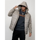 Куртка спортивная мужская, размер 58, цвет серый - Фото 4