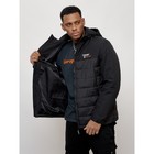 Куртка спортивная мужская, размер 58, цвет чёрный - Фото 13