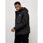 Куртка спортивная мужская, размер 58, цвет чёрный - Фото 15