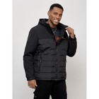 Куртка спортивная мужская, размер 58, цвет чёрный - Фото 7