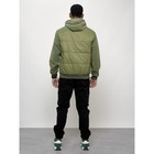 Куртка спортивная мужская, размер 50, цвет зелёный - Фото 13