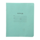 Тетрадь 12 листов в косую линейку «Зелёная обложка», термоупаковка 25 шт. - Фото 1