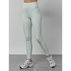 Легинсы для фитнеса женские, размер 42-46, цвет белый - Фото 2