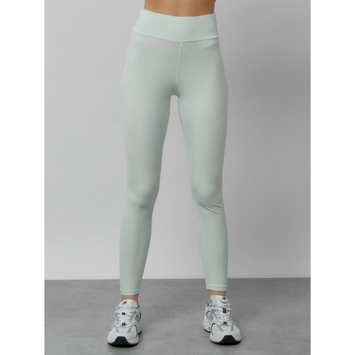 Легинсы для фитнеса женские, размер 48-52, цвет белый - Фото 1