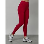 Легинсы для фитнеса женские, размер 42-46, цвет красный - Фото 7