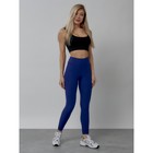 Легинсы для фитнеса женские, размер 42-46, цвет синий - Фото 2