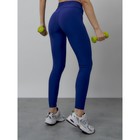 Легинсы для фитнеса женские, размер 42-46, цвет синий - Фото 14