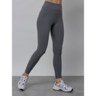 Легинсы для фитнеса женские, размер 42-46, цвет тёмно-серый - Фото 3