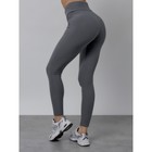 Легинсы для фитнеса женские, размер 42-46, цвет тёмно-серый - Фото 5