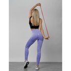 Легинсы для фитнеса женские, размер 42, цвет фиолетовый - Фото 15