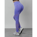 Легинсы для фитнеса женские, размер 42, цвет фиолетовый - Фото 12