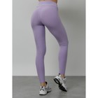Легинсы для фитнеса женские, размер 42-46, цвет фиолетовый - Фото 11