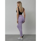 Легинсы для фитнеса женские, размер 42-46, цвет фиолетовый - Фото 14