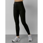 Легинсы для фитнеса женские, размер 42-46, цвет чёрный - Фото 11